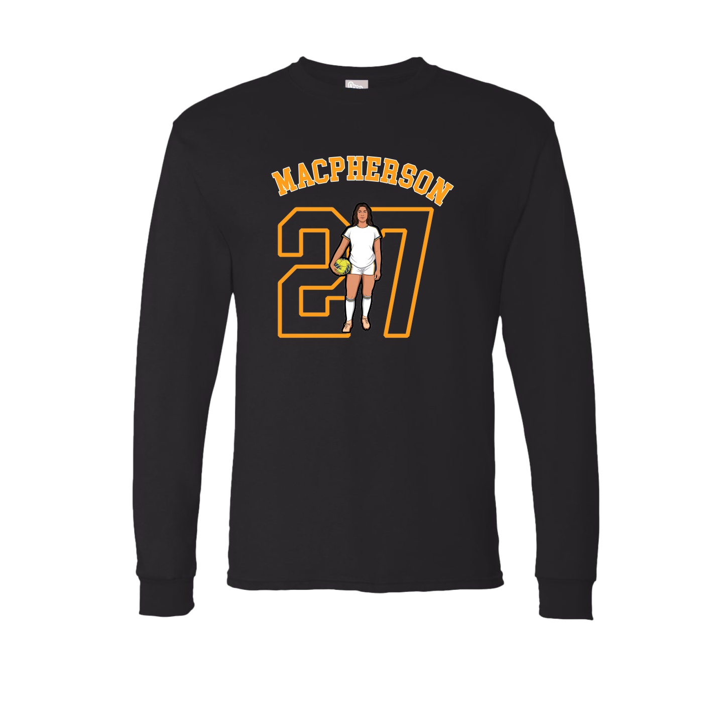 Long Sleeve Tee — Shirsey Arch in Black