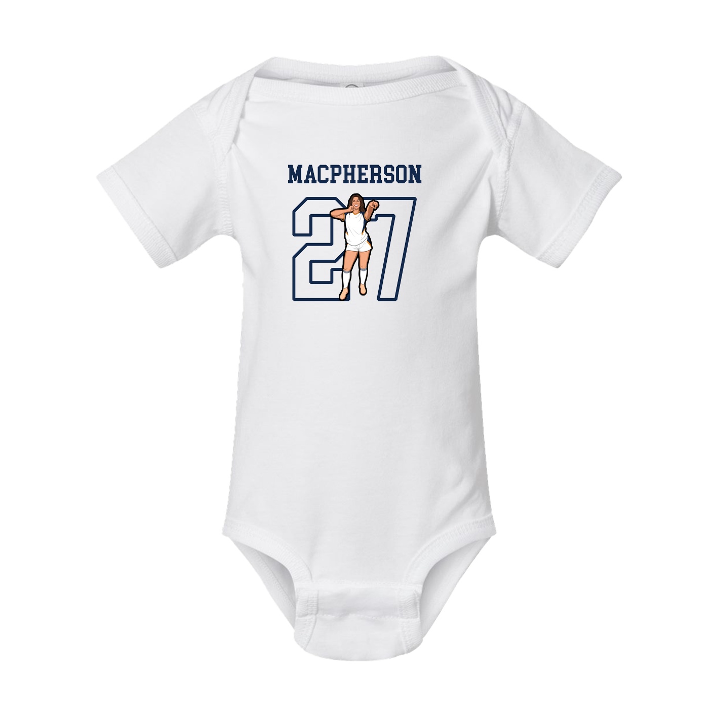 Baby Onesie — Shirsey in White