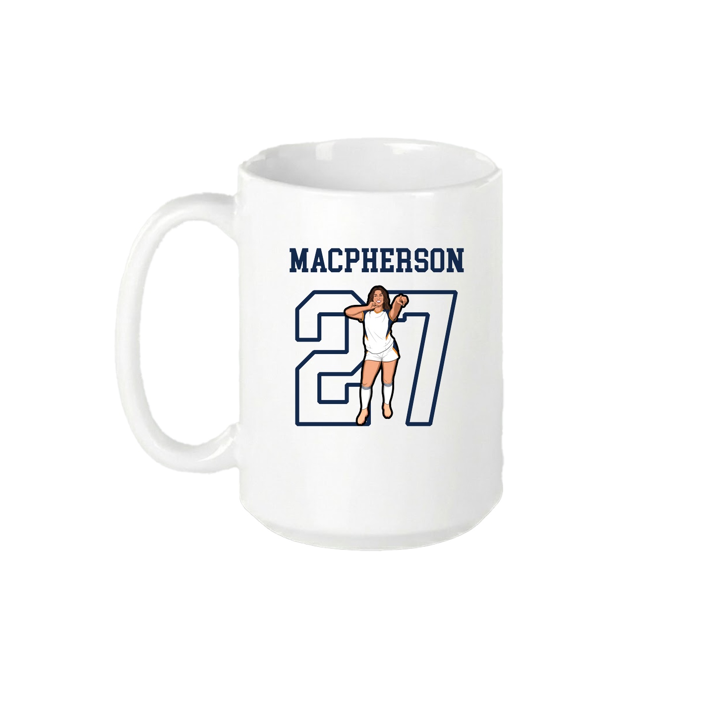 15oz Coffee Mug — Shirsey in White