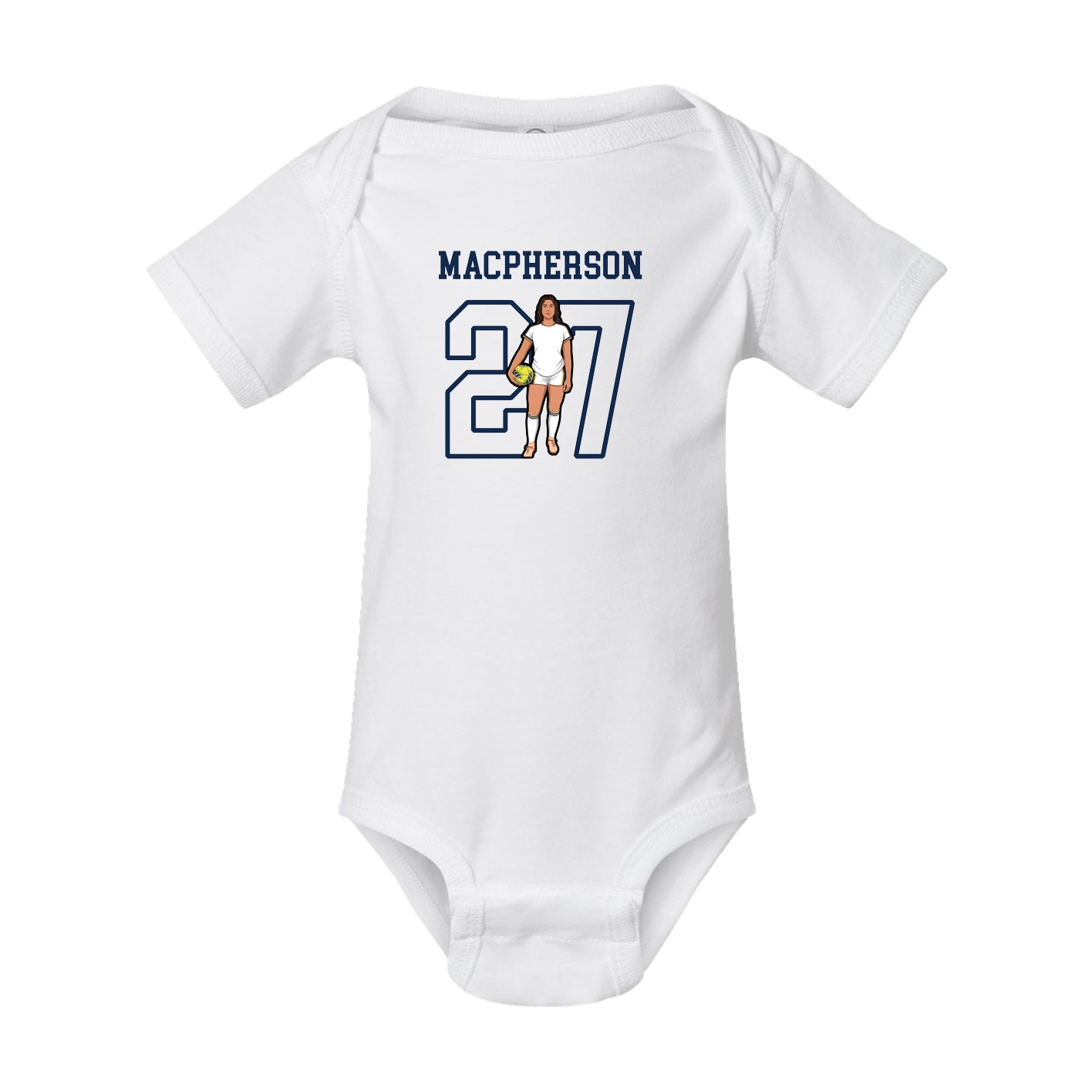 Baby Onesie — Shirsey in White