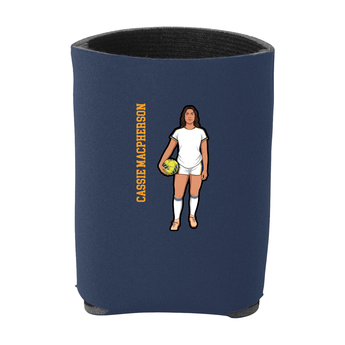 Can Holder — Name Vertical in Navy