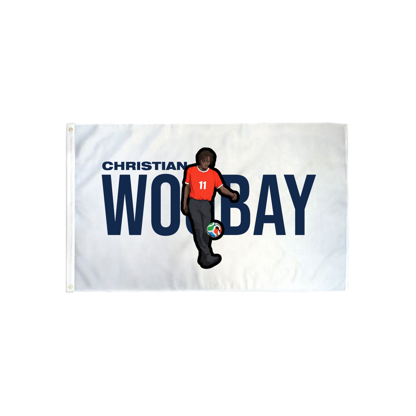 3x5 Flag — Player Name in Classic
