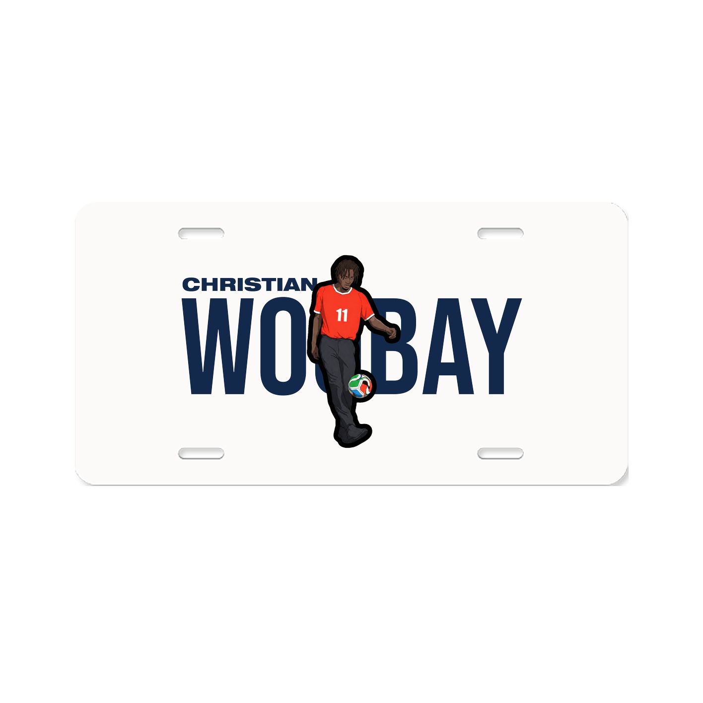 License Plate — Player Name in Classic