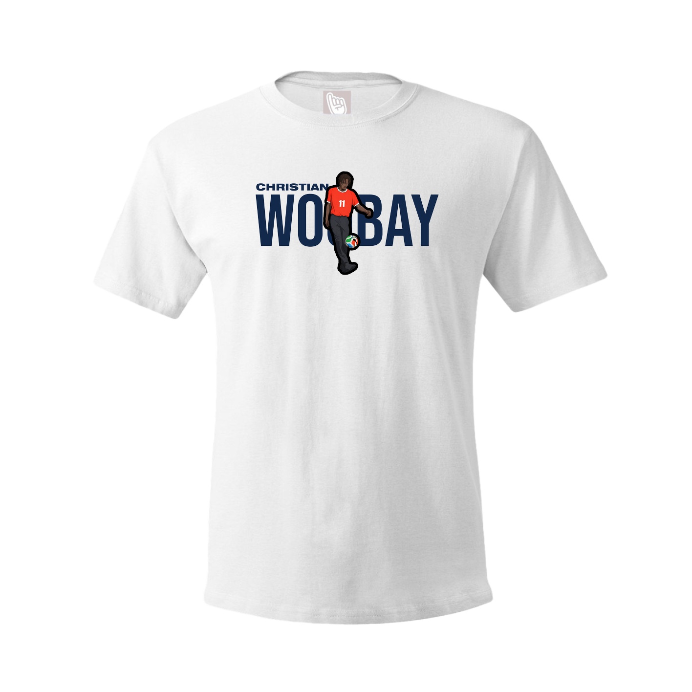 Youth Tee — Player Name in White