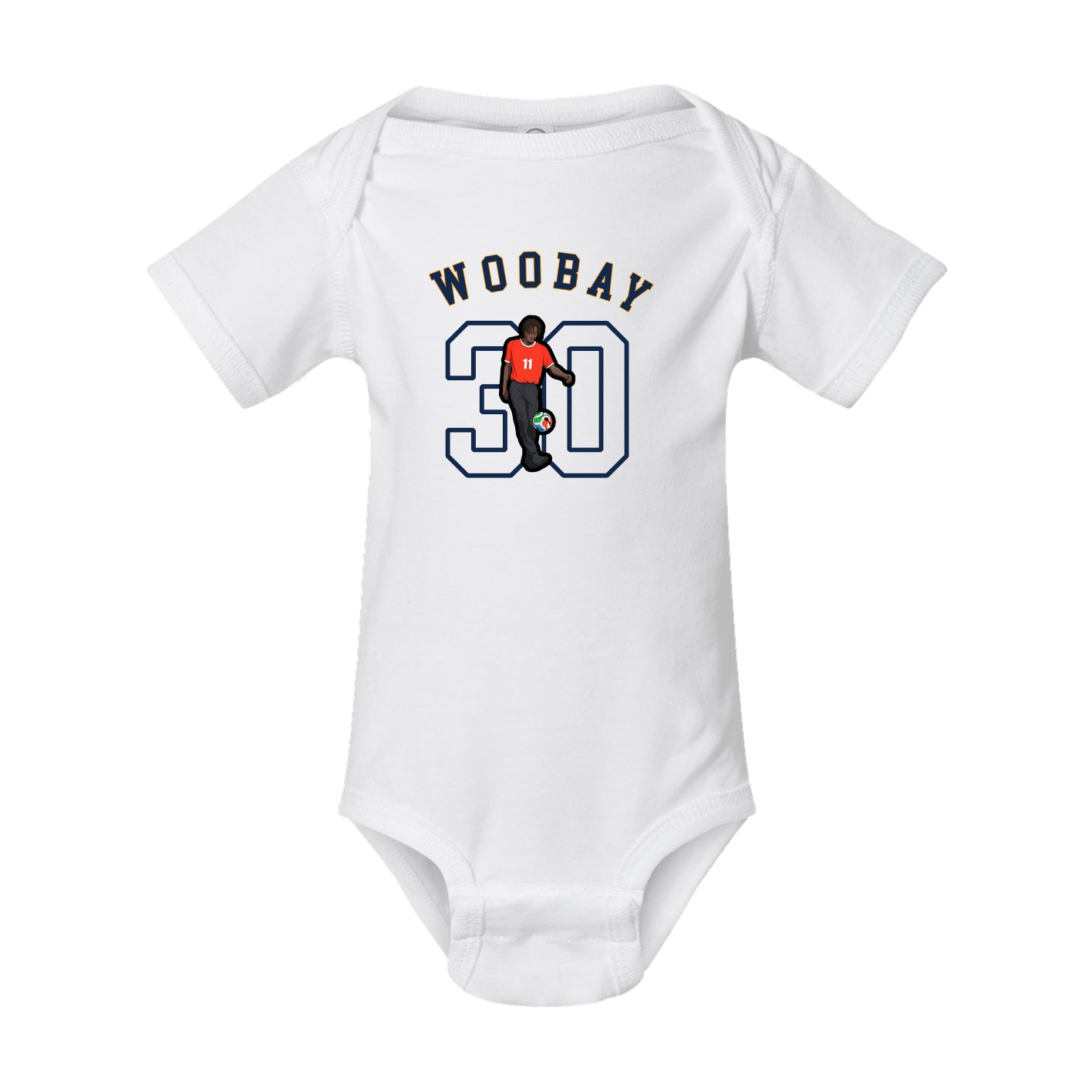 Baby Onesie — Shirsey Arch in White
