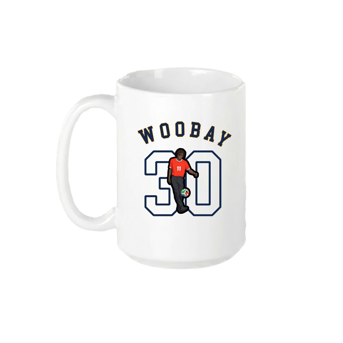 15oz Coffee Mug — Shirsey Arch in White