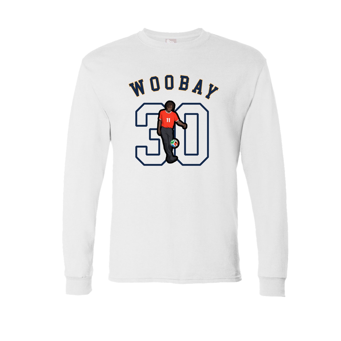 Long Sleeve Tee — Shirsey Arch in White