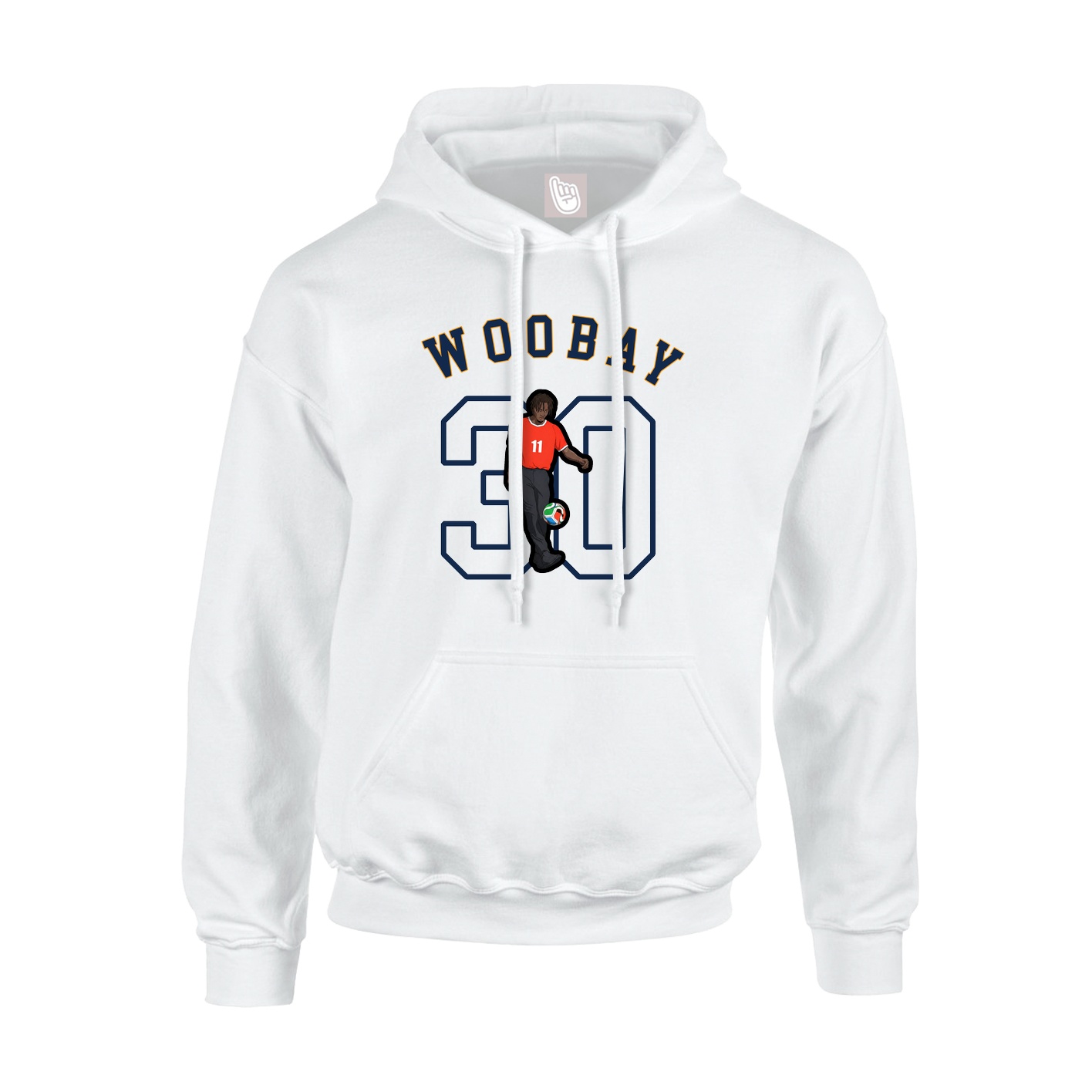 Youth Hoodie — Shirsey Arch in White