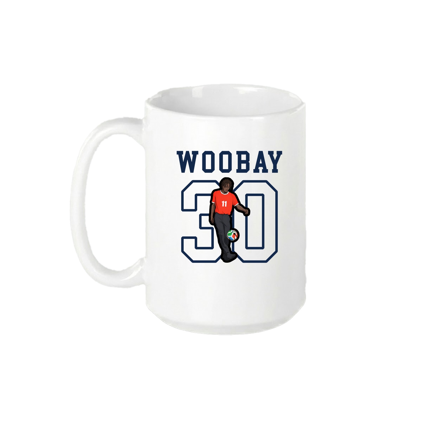 15oz Coffee Mug — Shirsey in White