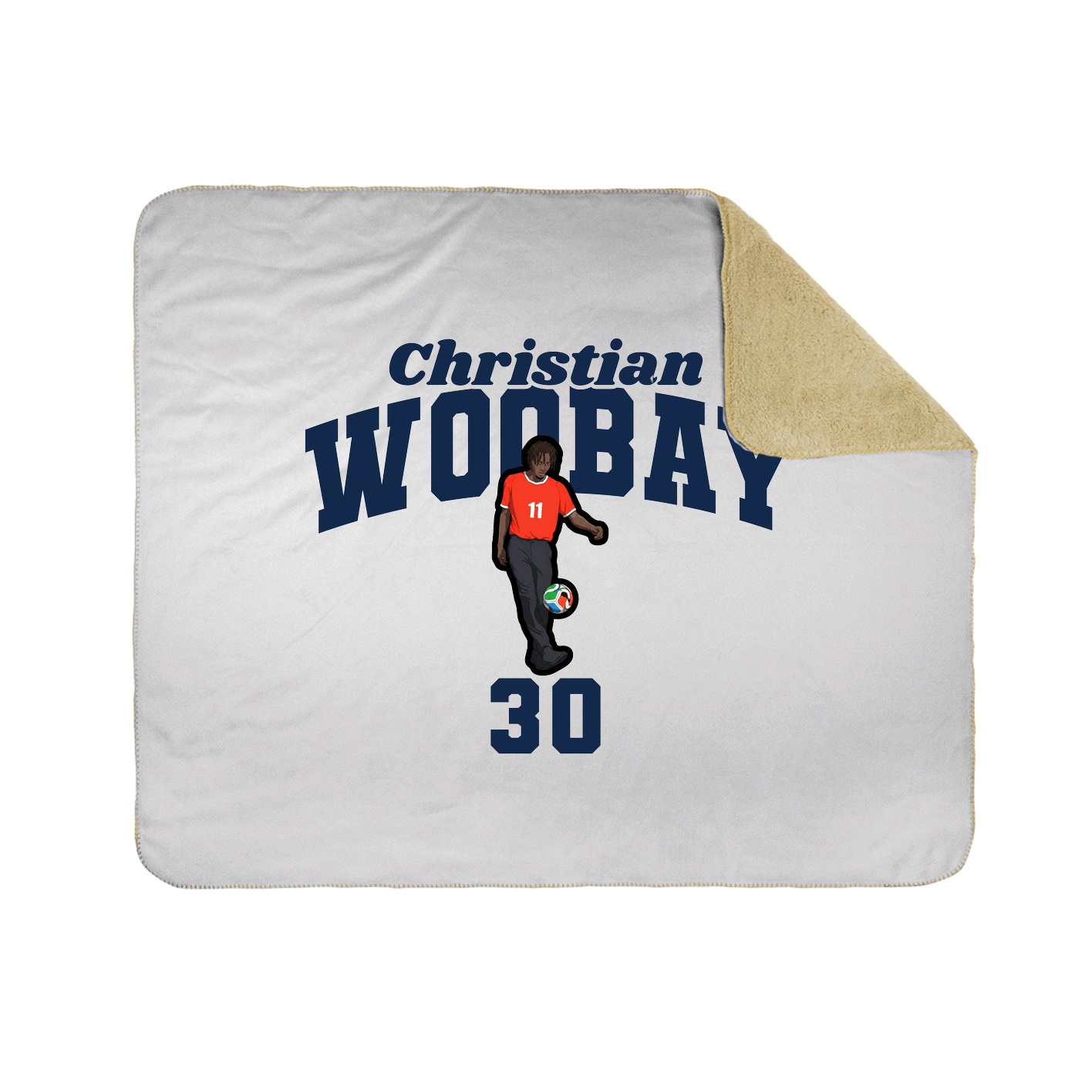 Throw Blanket — Signature Arch in White