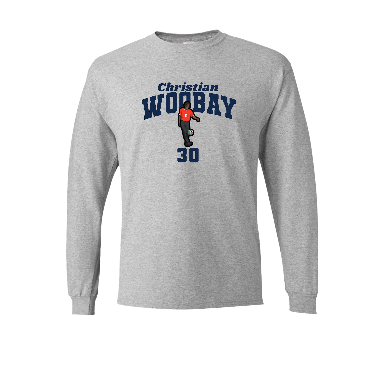 Long Sleeve Tee — Signature Arch in Grey