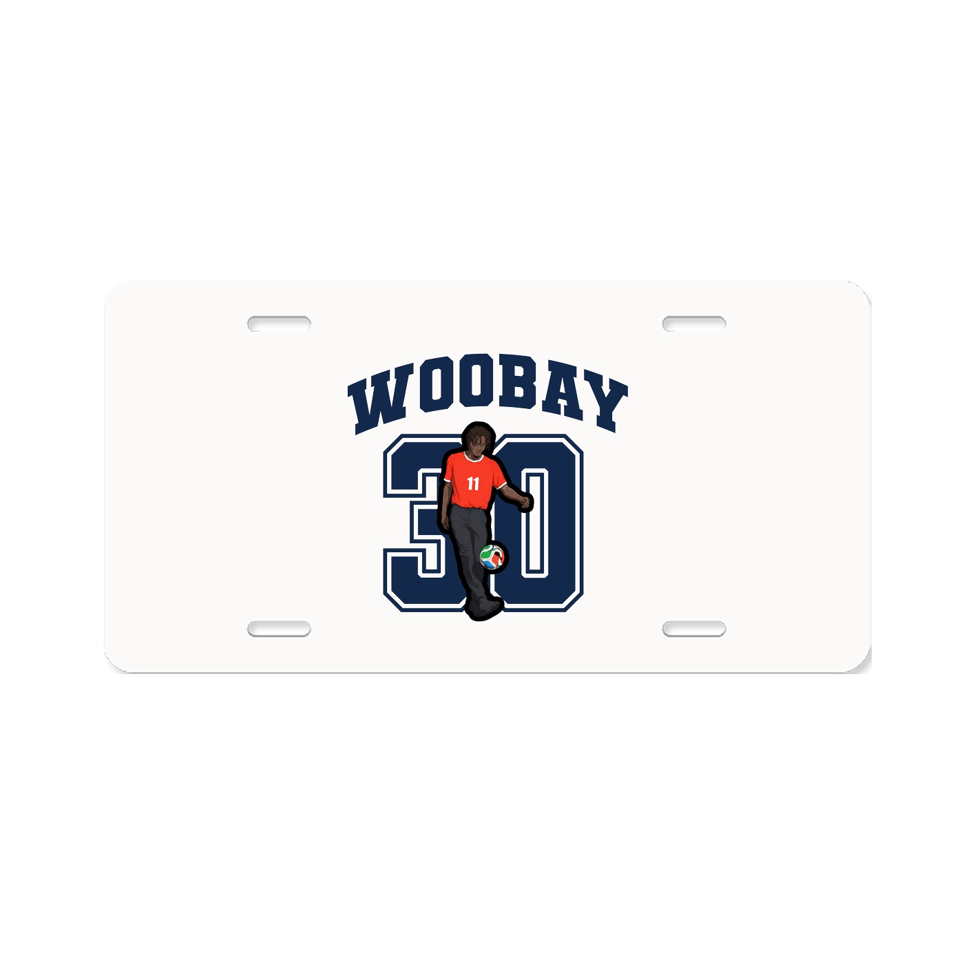 License Plate — Number in Classic