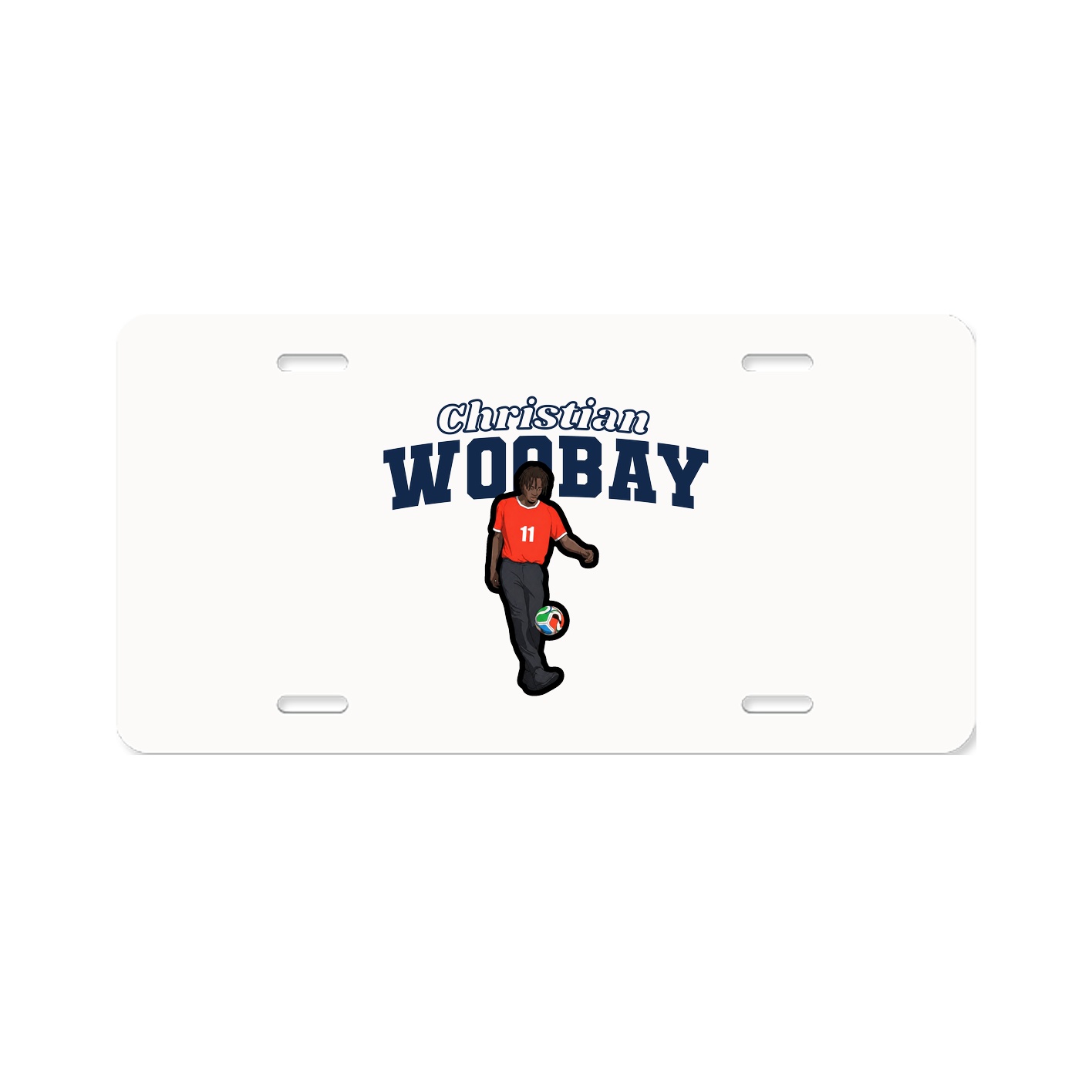 License Plate — Name Arch in Classic