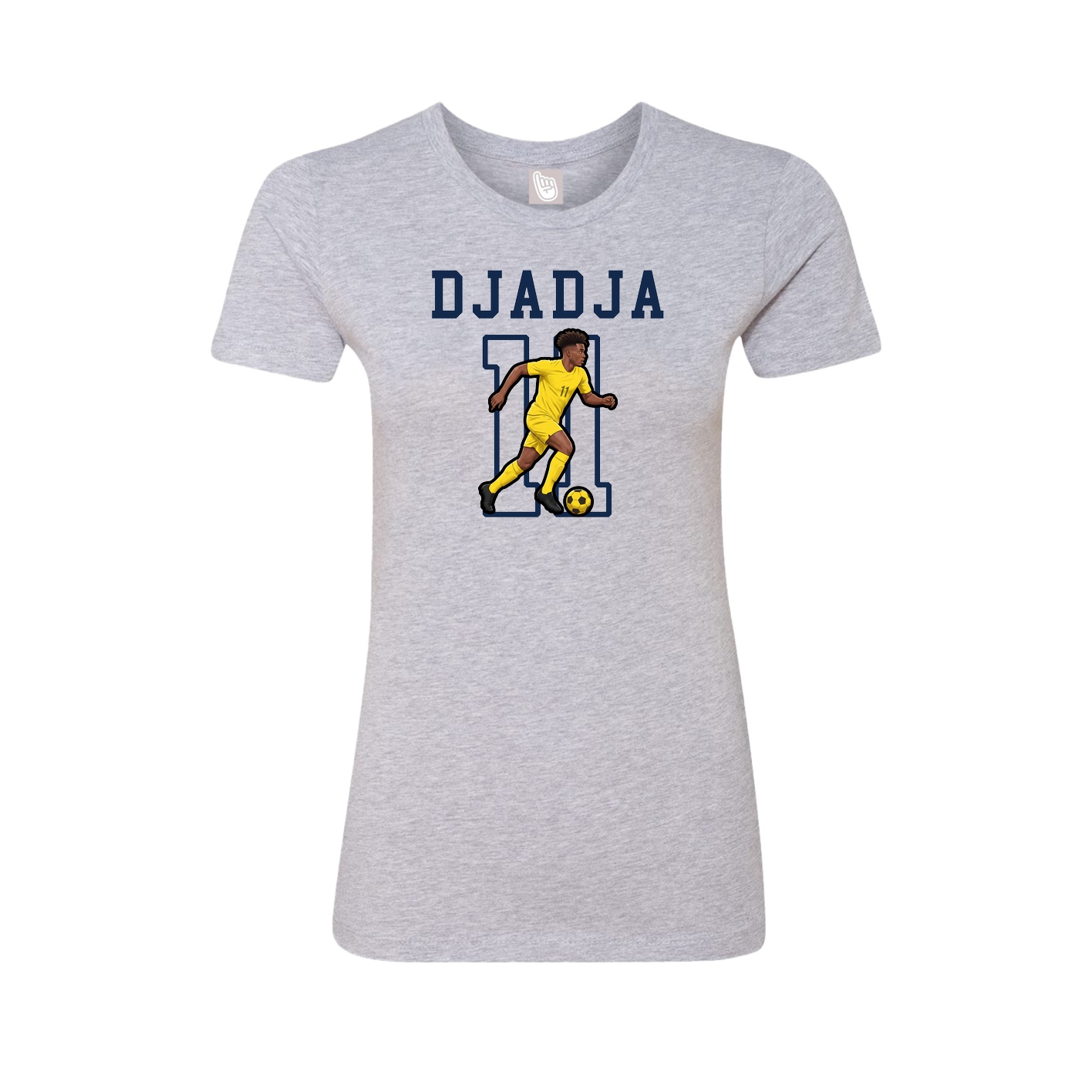 Fitted Women's Tee — Shirsey in Grey