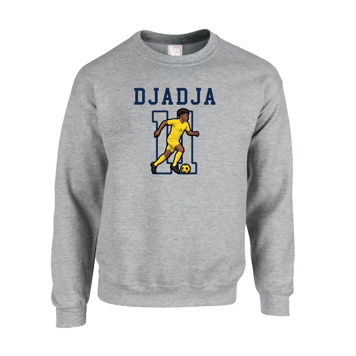 Fleece Crew — Shirsey in Grey