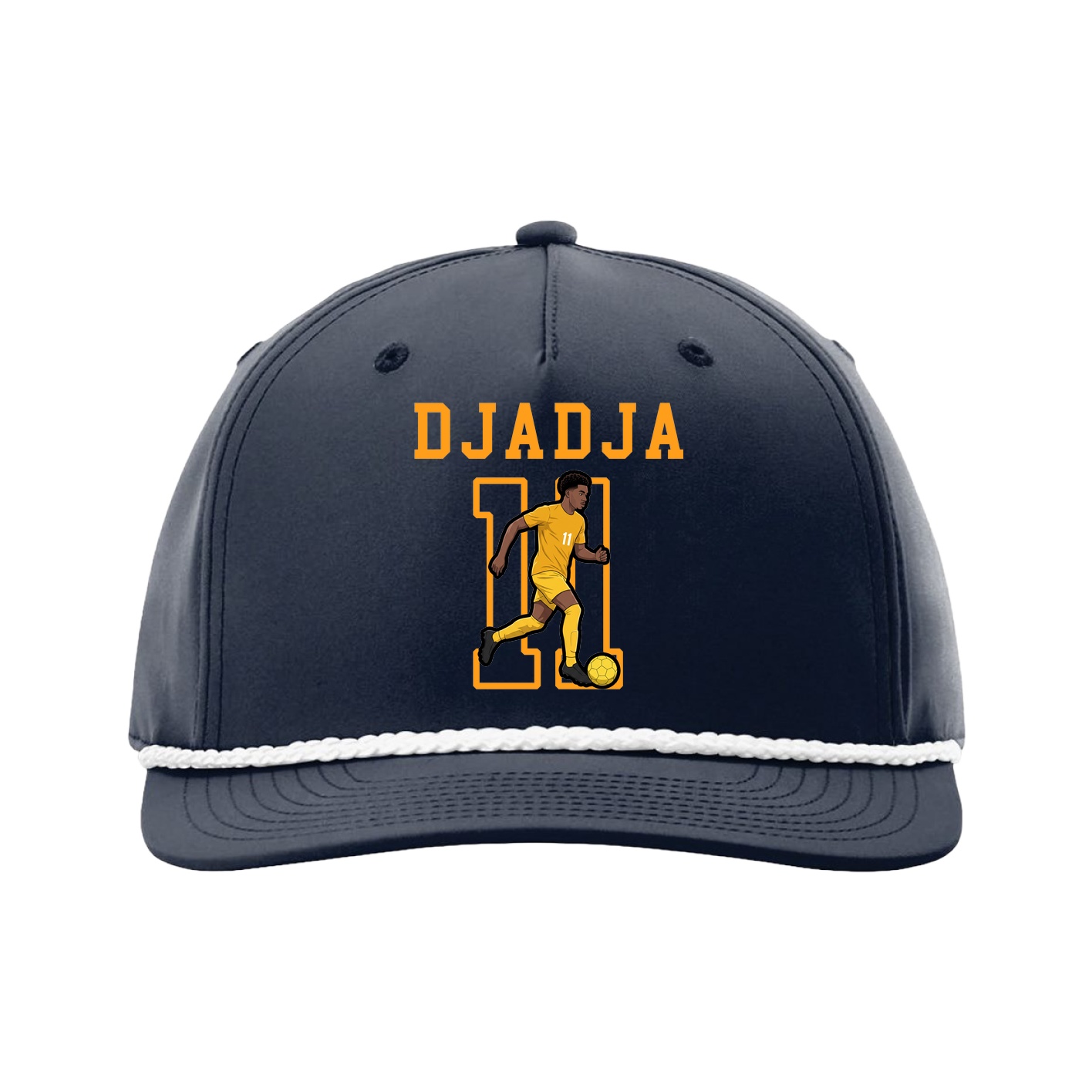 Five-Panel Classic Rope Cap — Shirsey in Navy