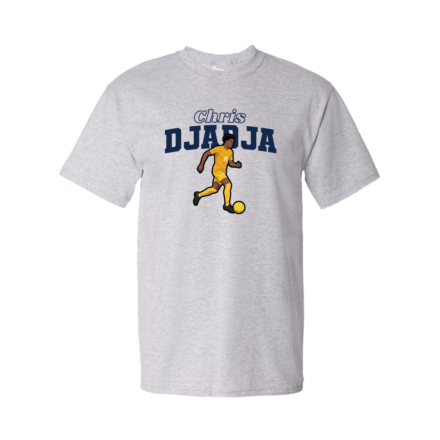 Tee — Name Arch in Grey