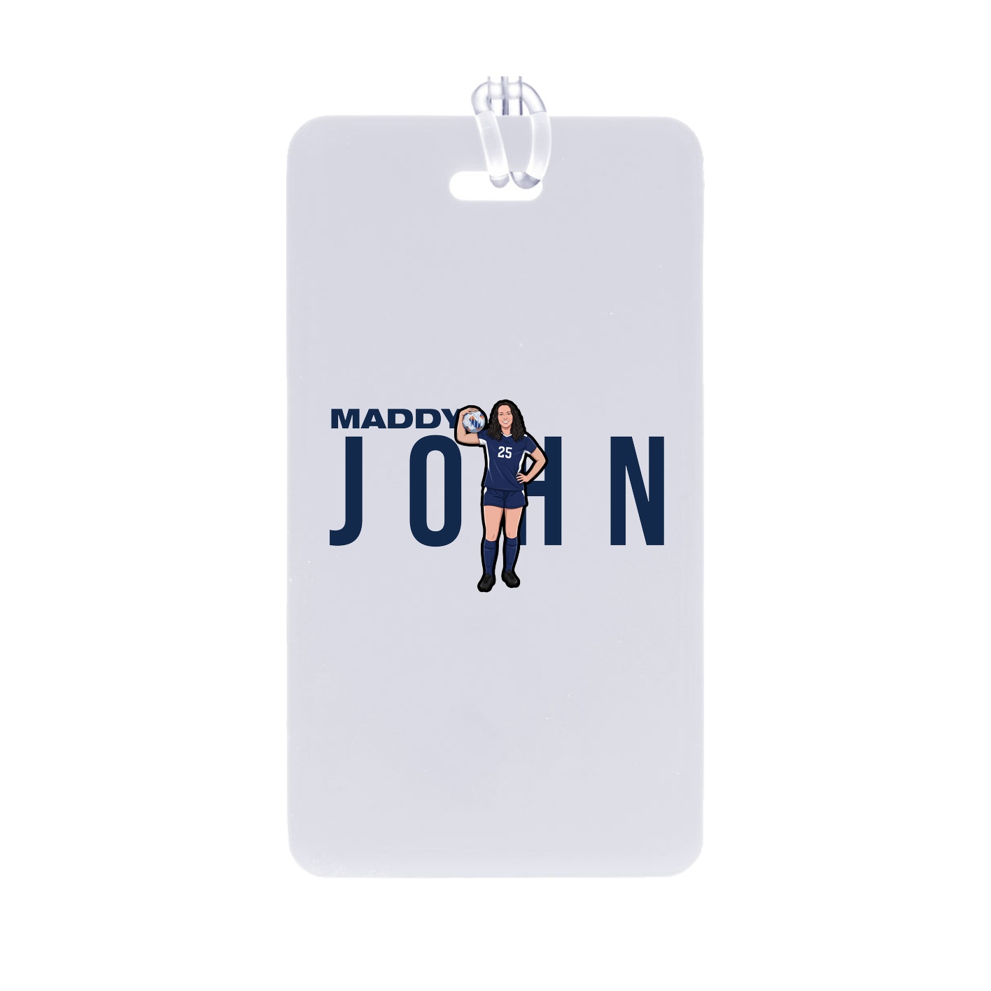 Bag Tag — Player Name in Classic