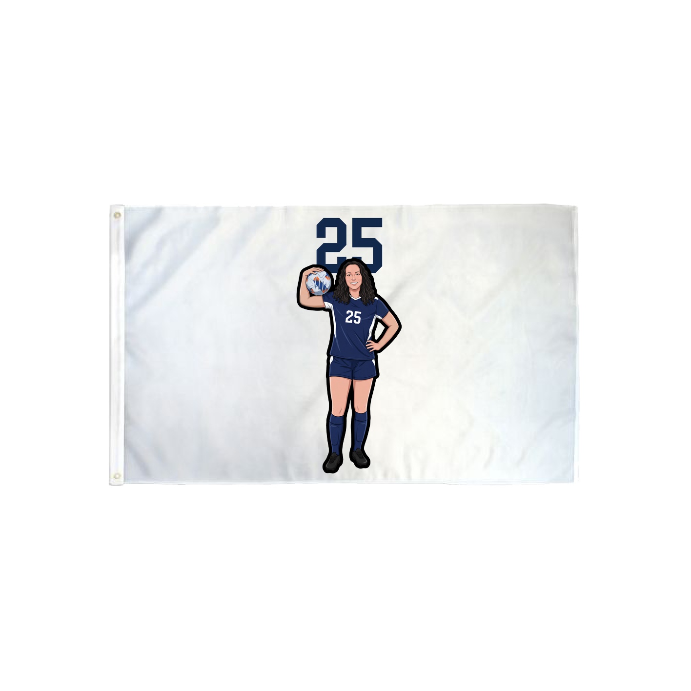 3x5 Flag — Number Top in Classic
