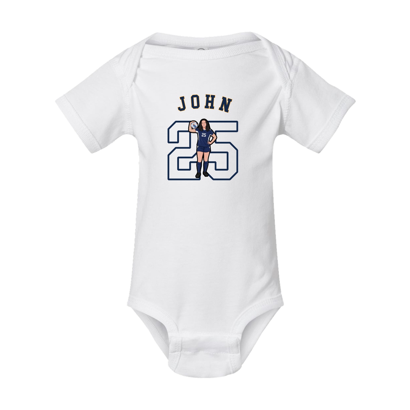 Baby Onesie — Shirsey Arch in White