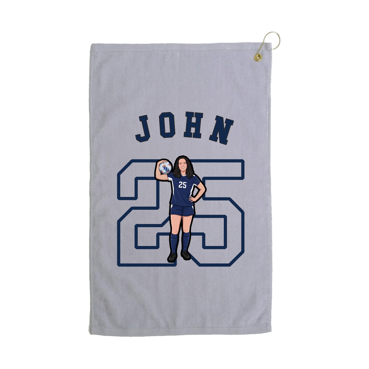 Golf Towel — Shirsey Arch in Grey