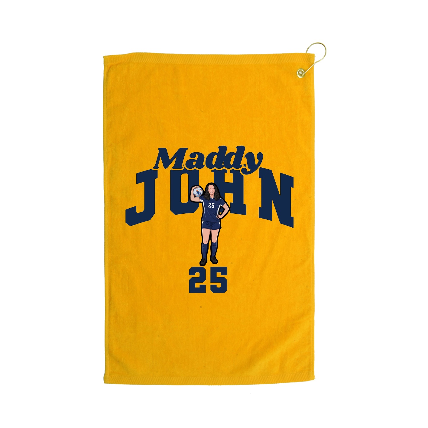 Golf Towel — Signature Arch in Gold