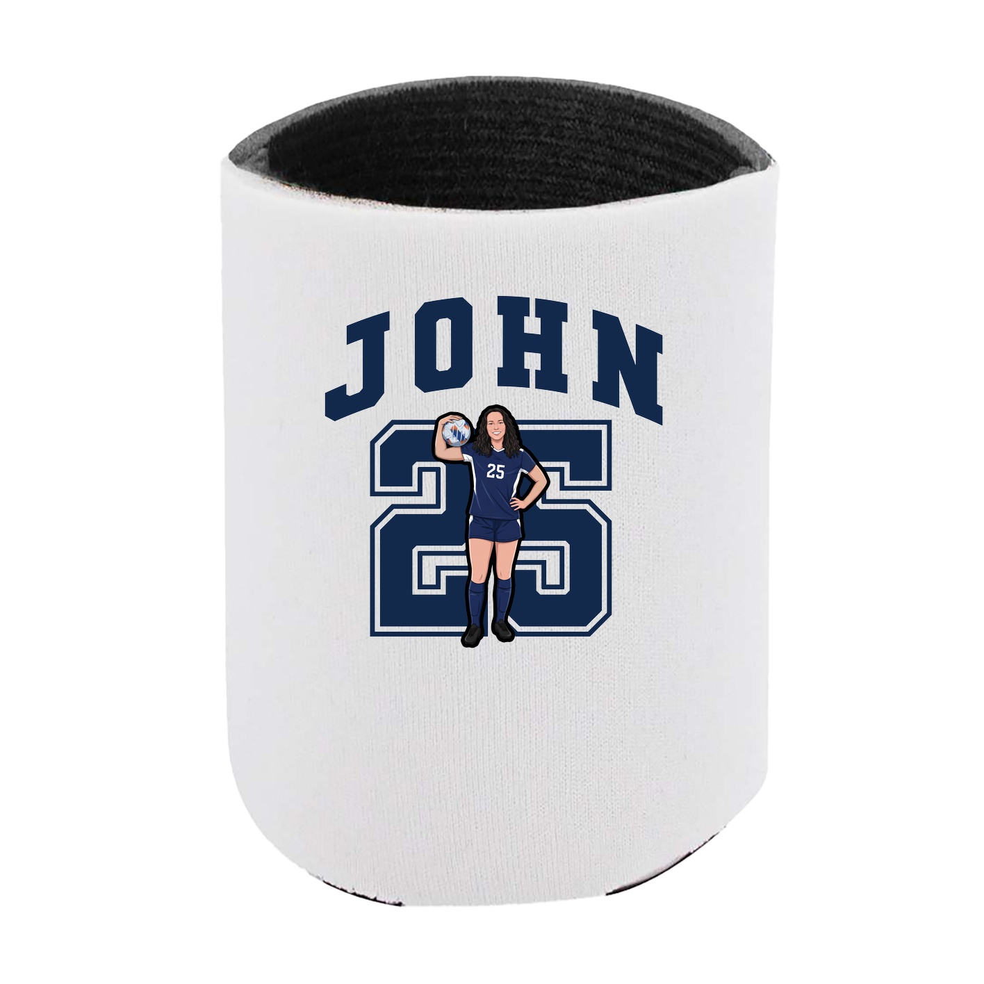 Can Holder — Number in White