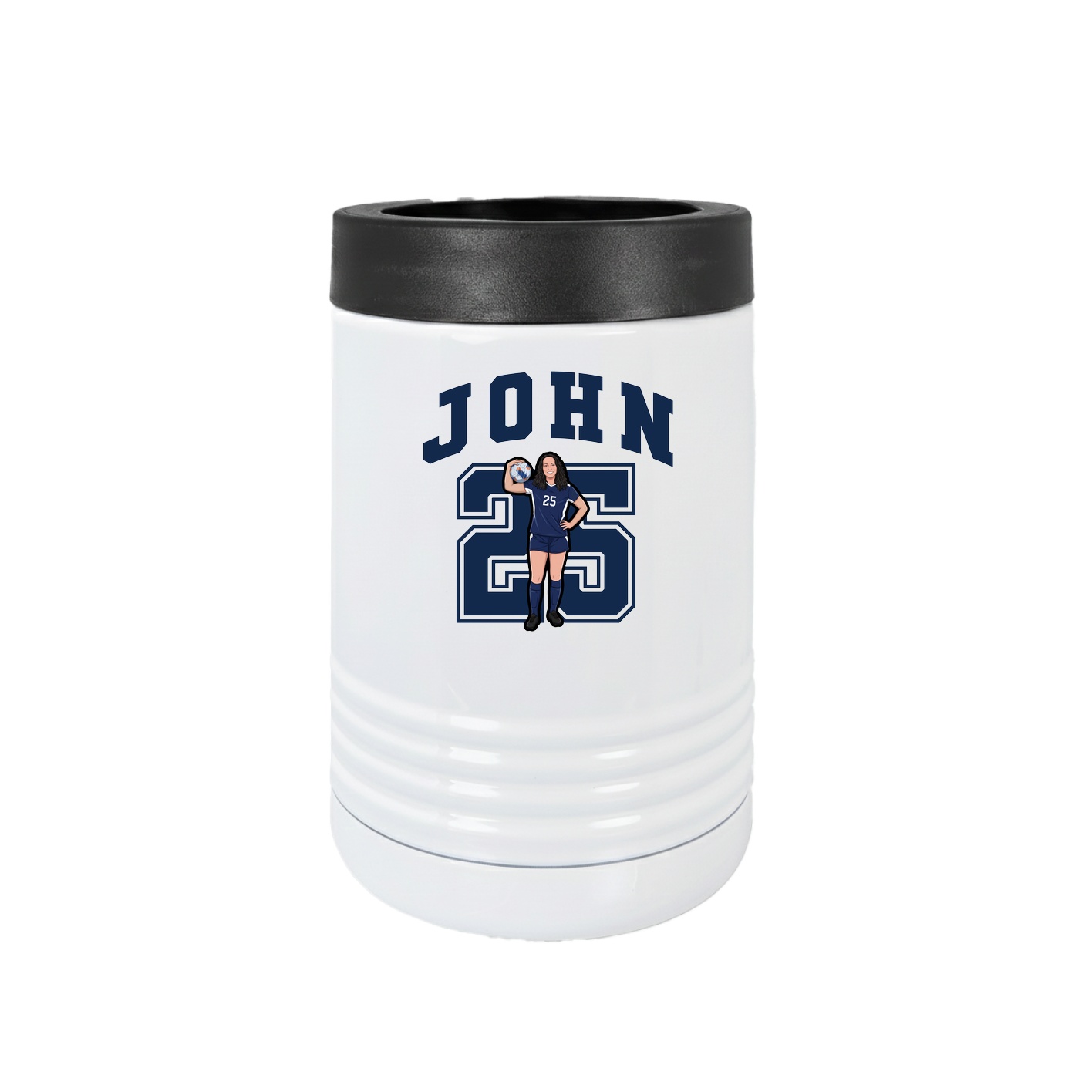 Beverage Holder — Number in White