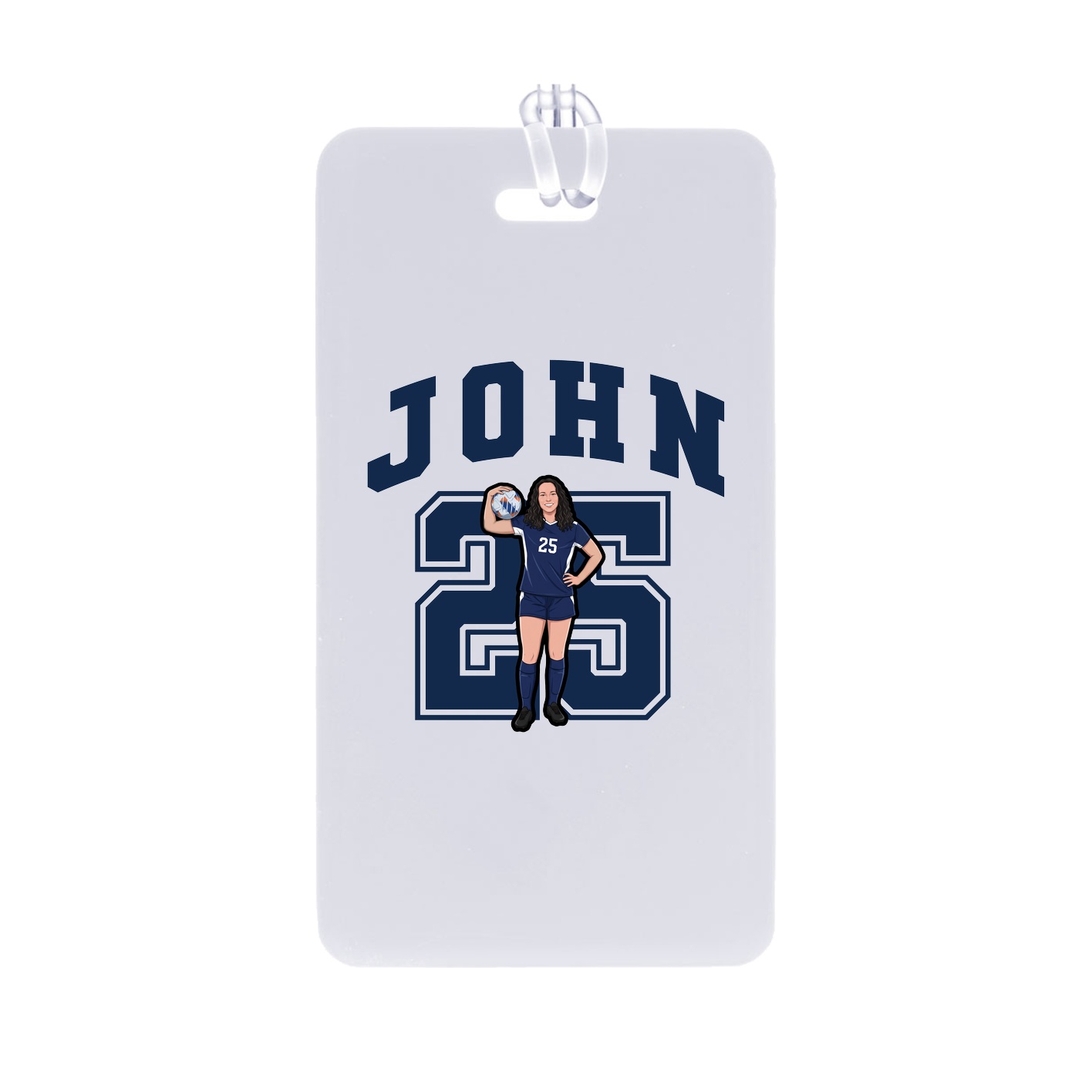 Bag Tag — Number in Classic