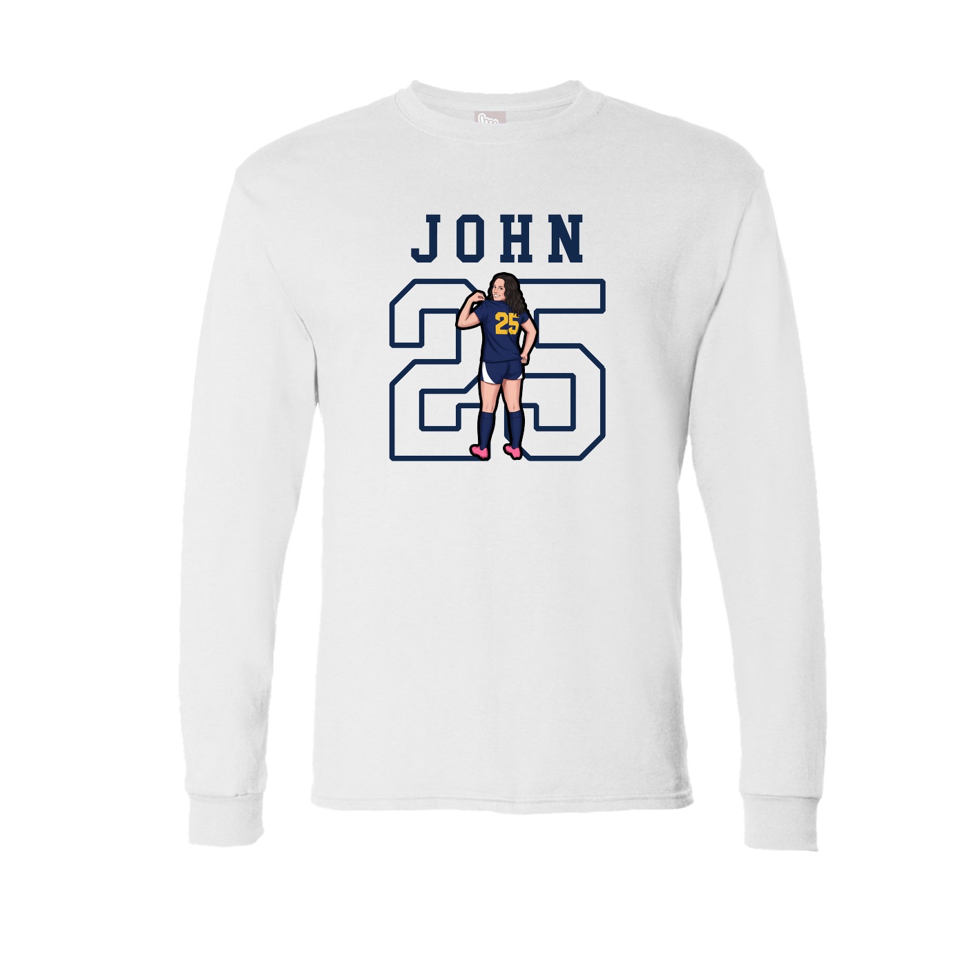 Long Sleeve Tee — Shirsey in White