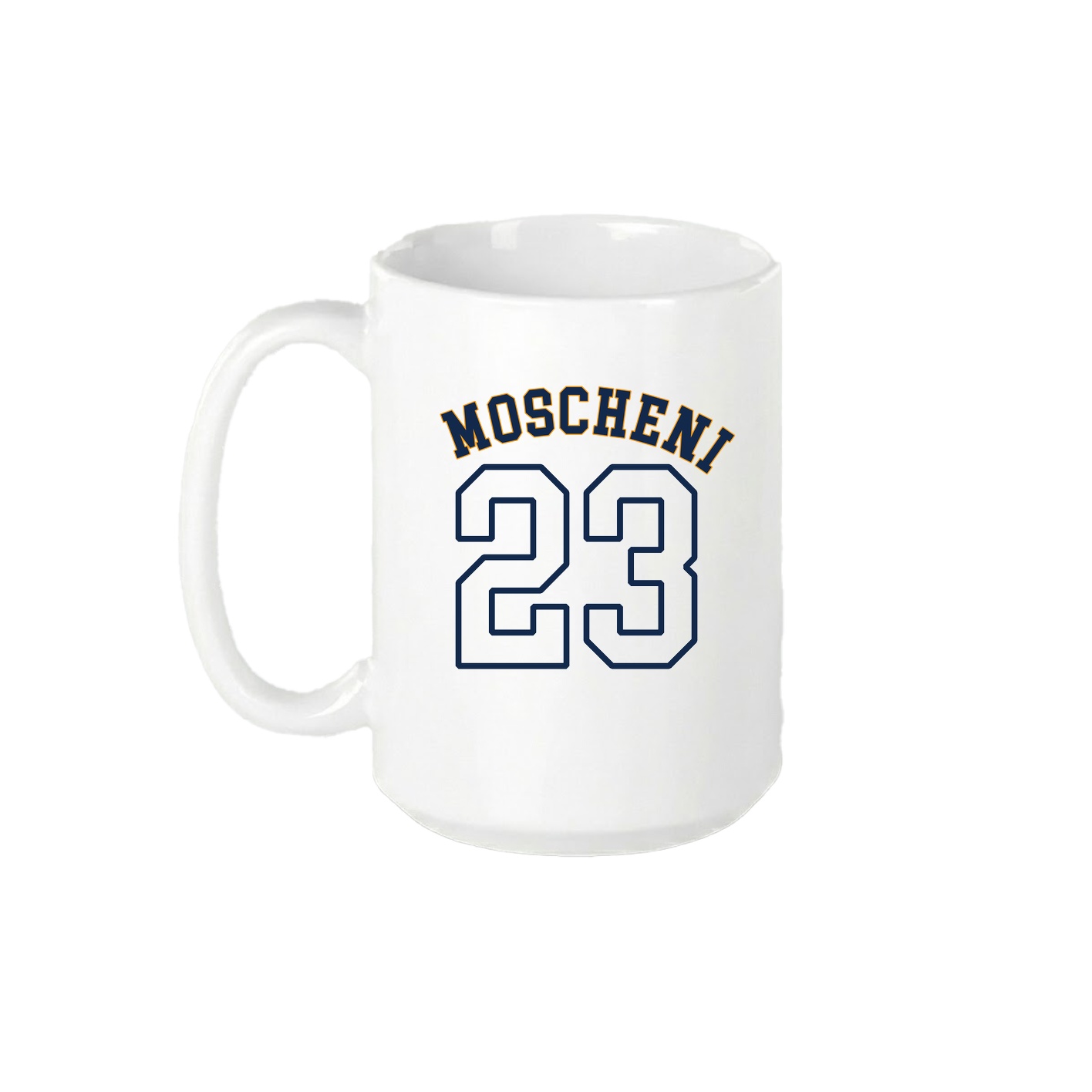 15oz Coffee Mug — Shirsey Arch in White