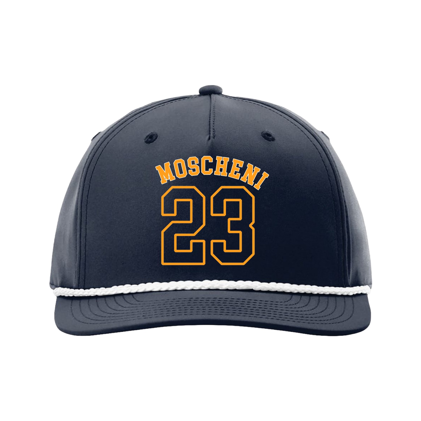 Five-Panel Classic Rope Cap — Shirsey Arch in Navy