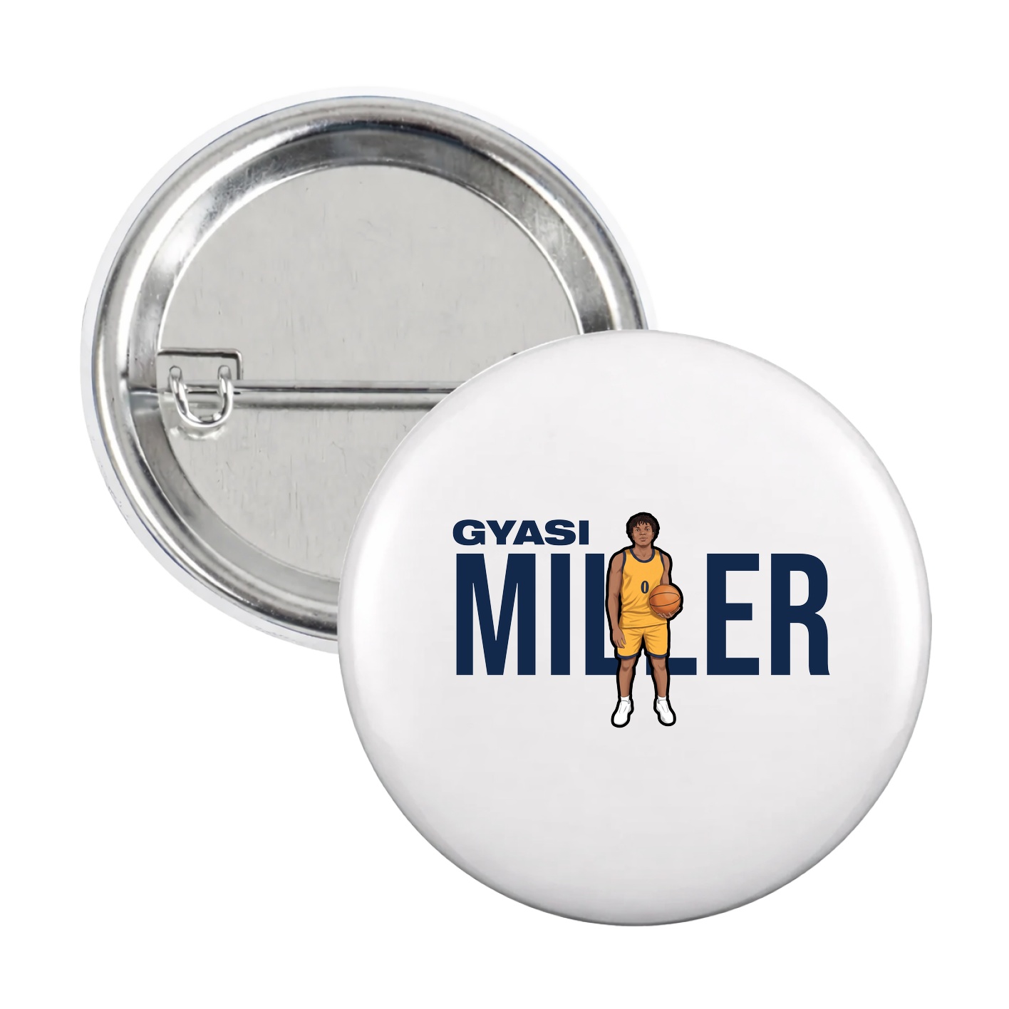 Game Day Button — Player Name in White