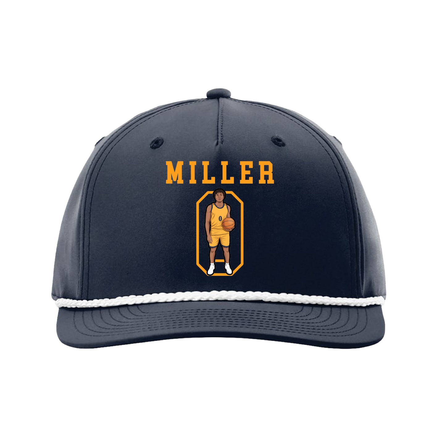 Five-Panel Classic Rope Cap — Shirsey in Navy