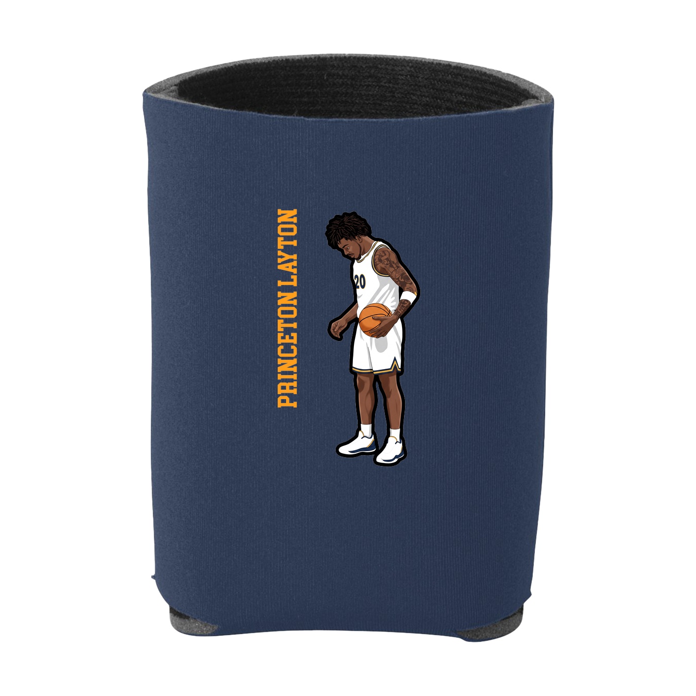 Can Holder — Name Vertical in Navy