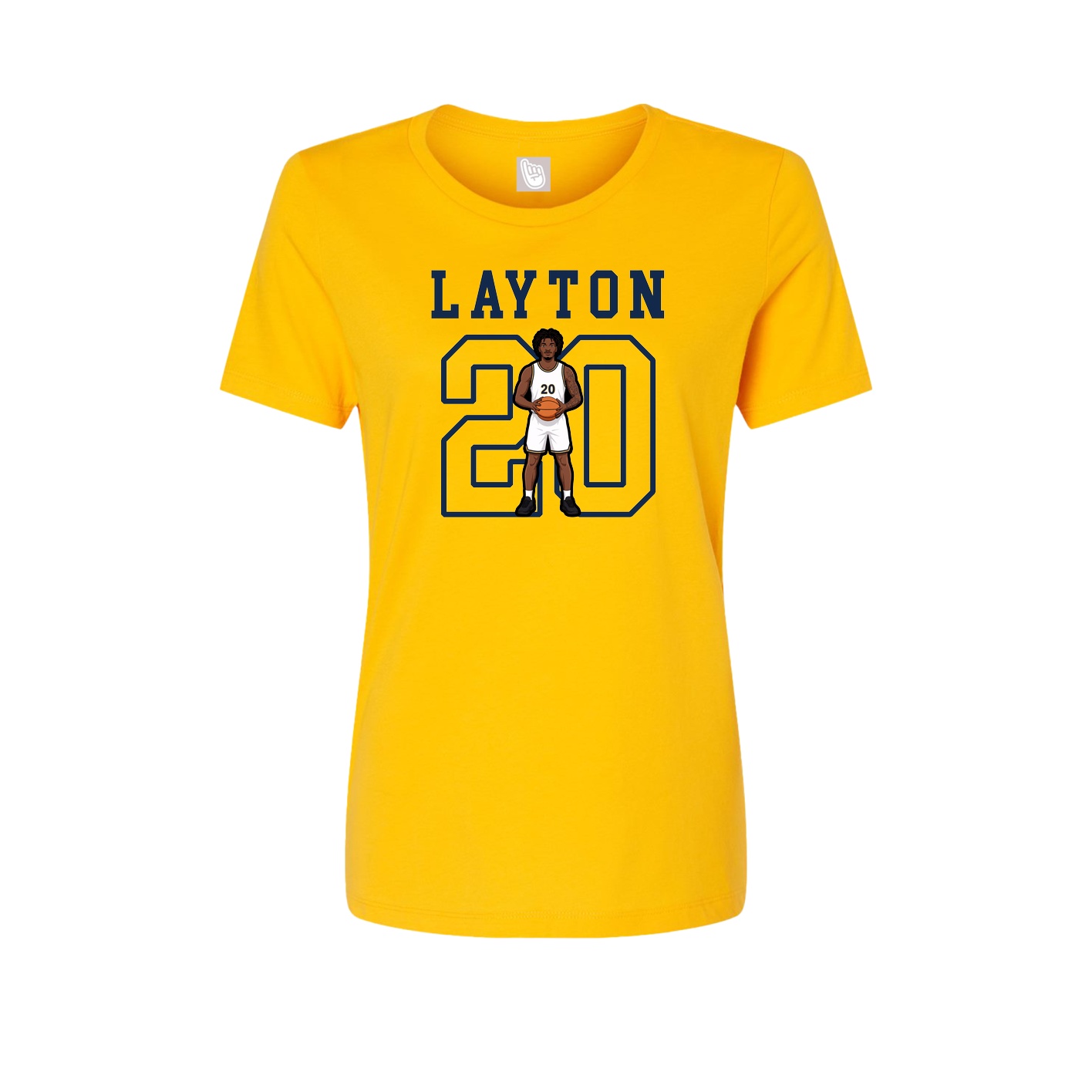 Fitted Women's Tee — Shirsey in Gold