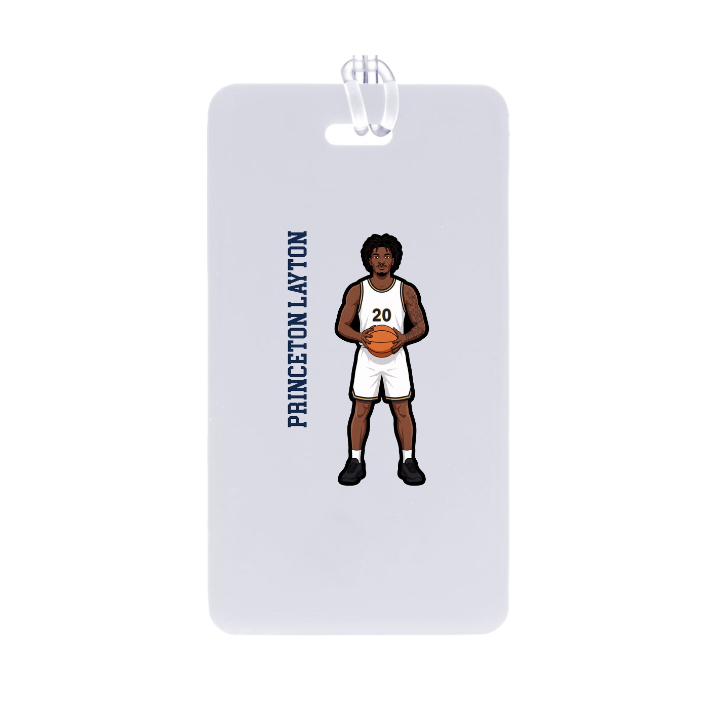 Bag Tag — Name Vertical in Classic
