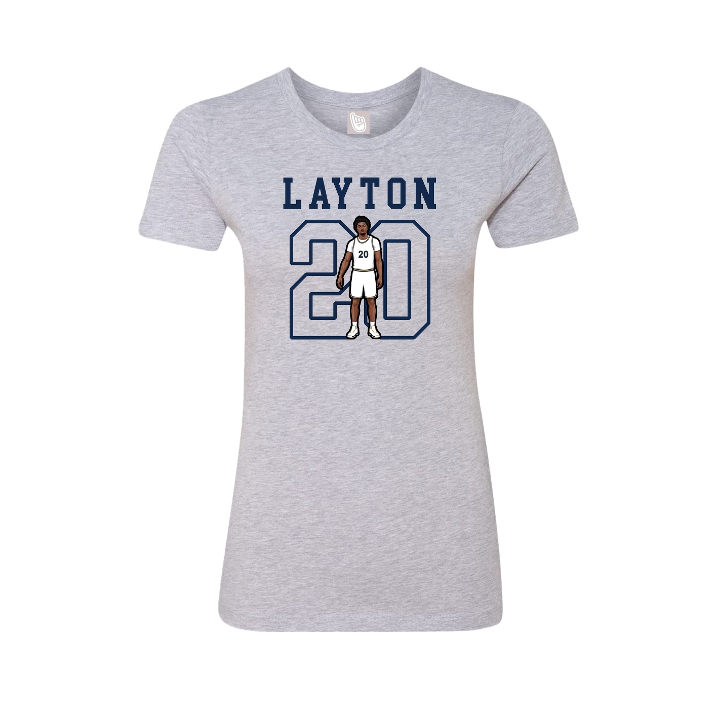 Fitted Women's Tee — Shirsey in Grey