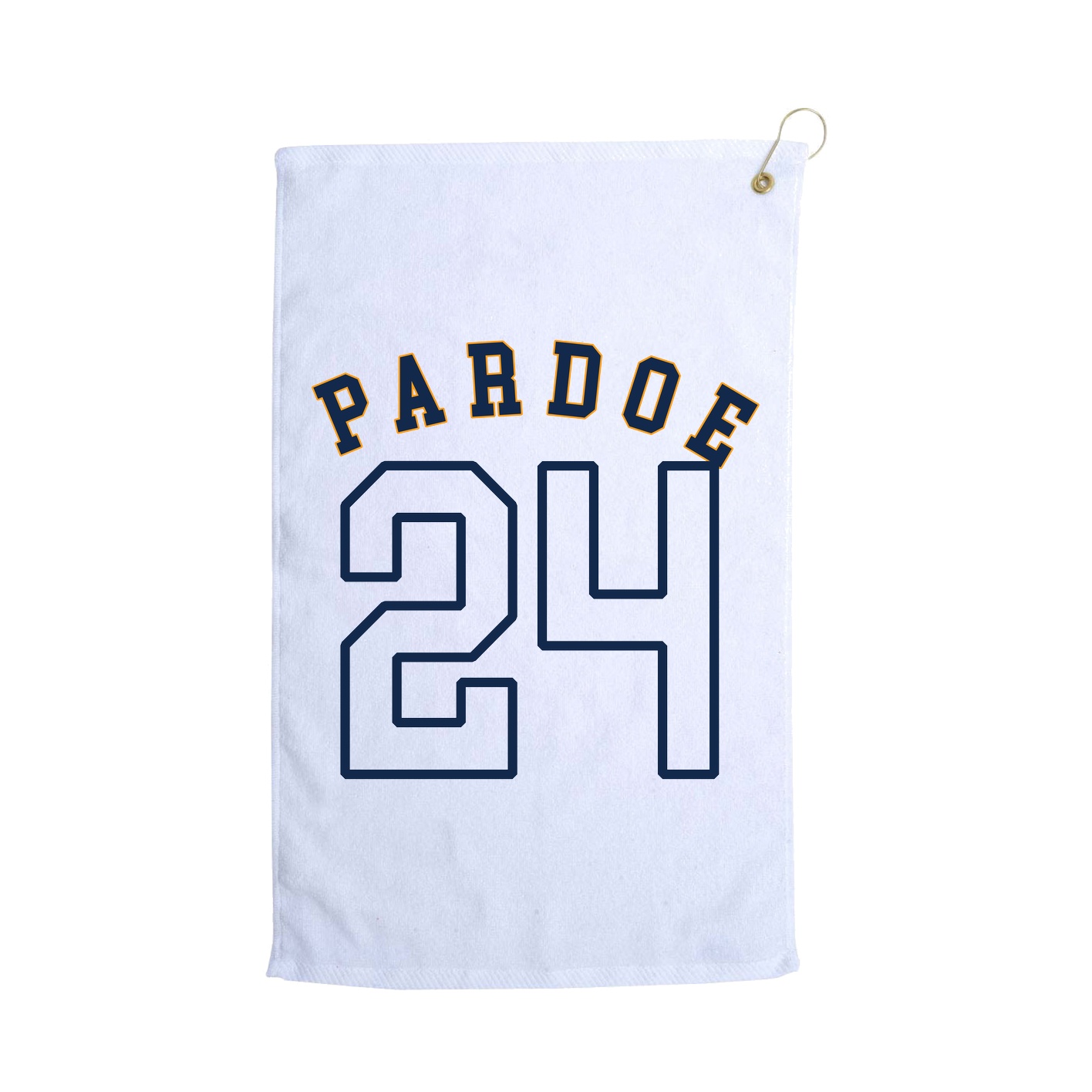 Golf Towel — Shirsey Arch in White