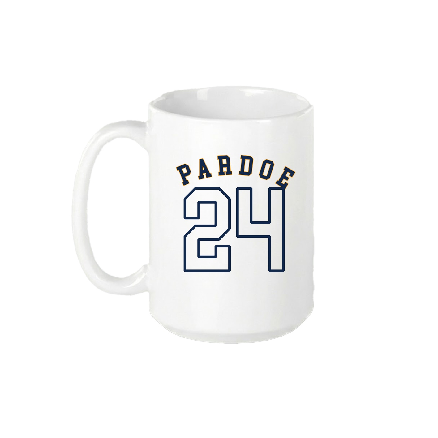 15oz Coffee Mug — Shirsey Arch in White