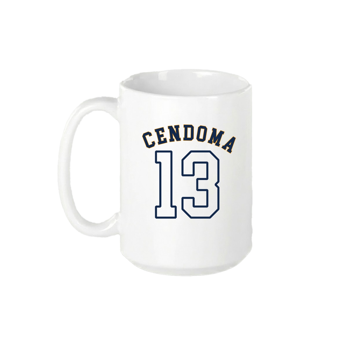 15oz Coffee Mug — Shirsey Arch in White