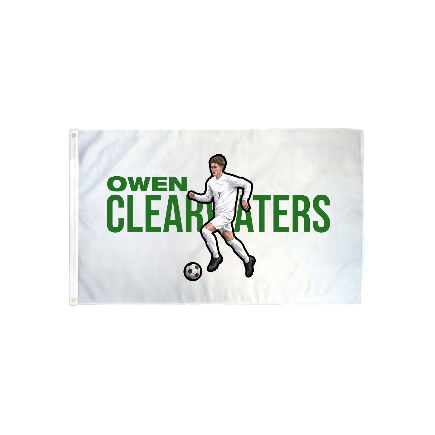 3x5 Flag — Player Name in Classic