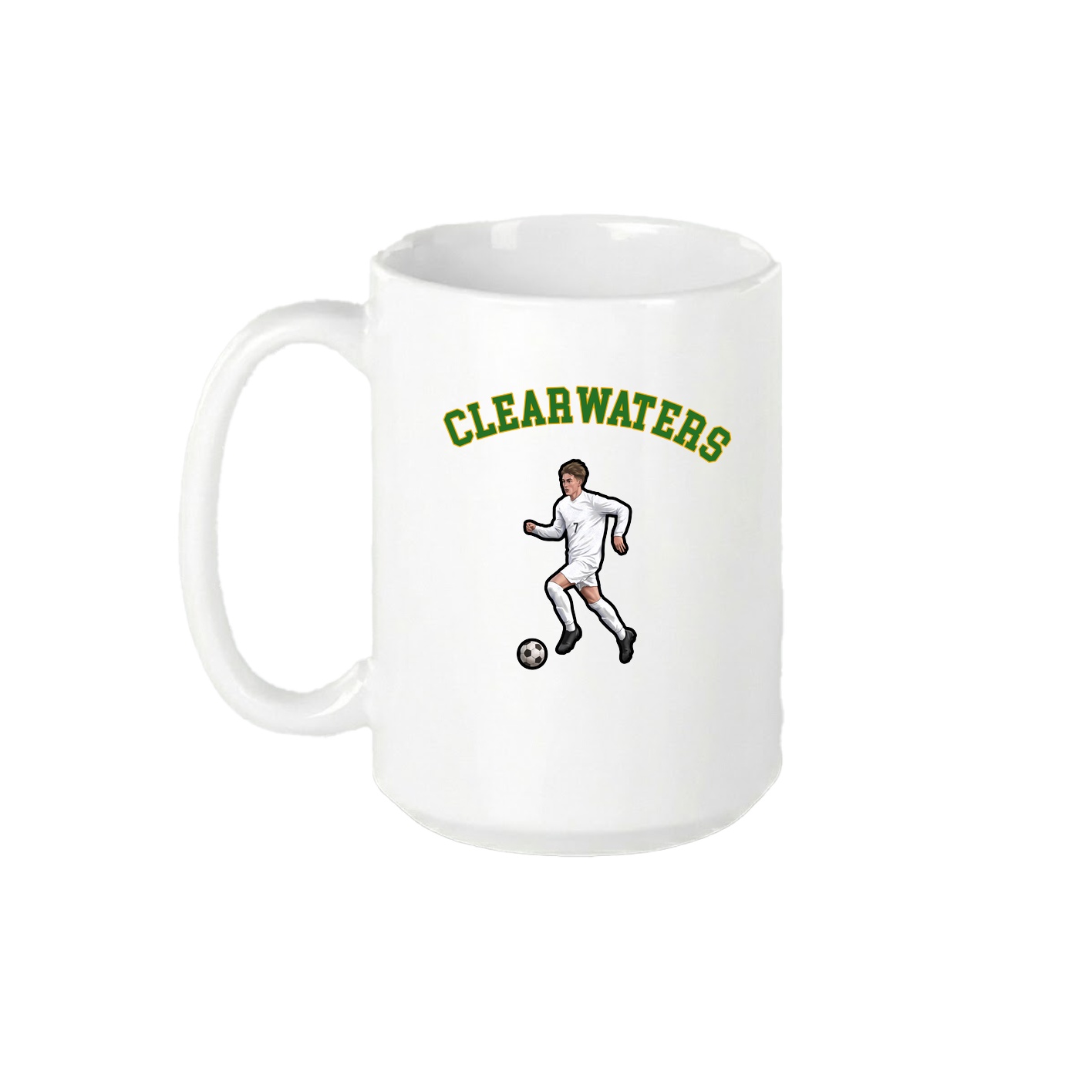 15oz Coffee Mug — Shirsey Arch in White