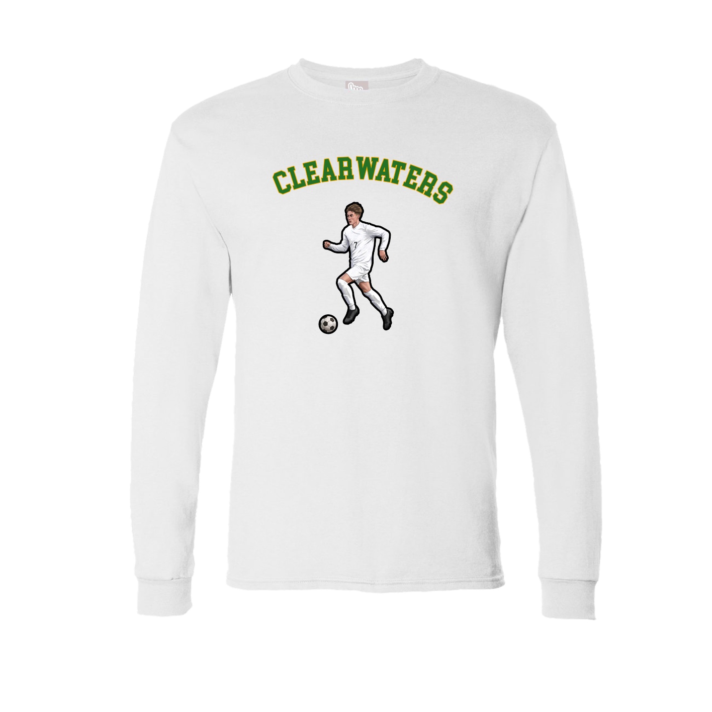 Long Sleeve Tee — Shirsey Arch in White