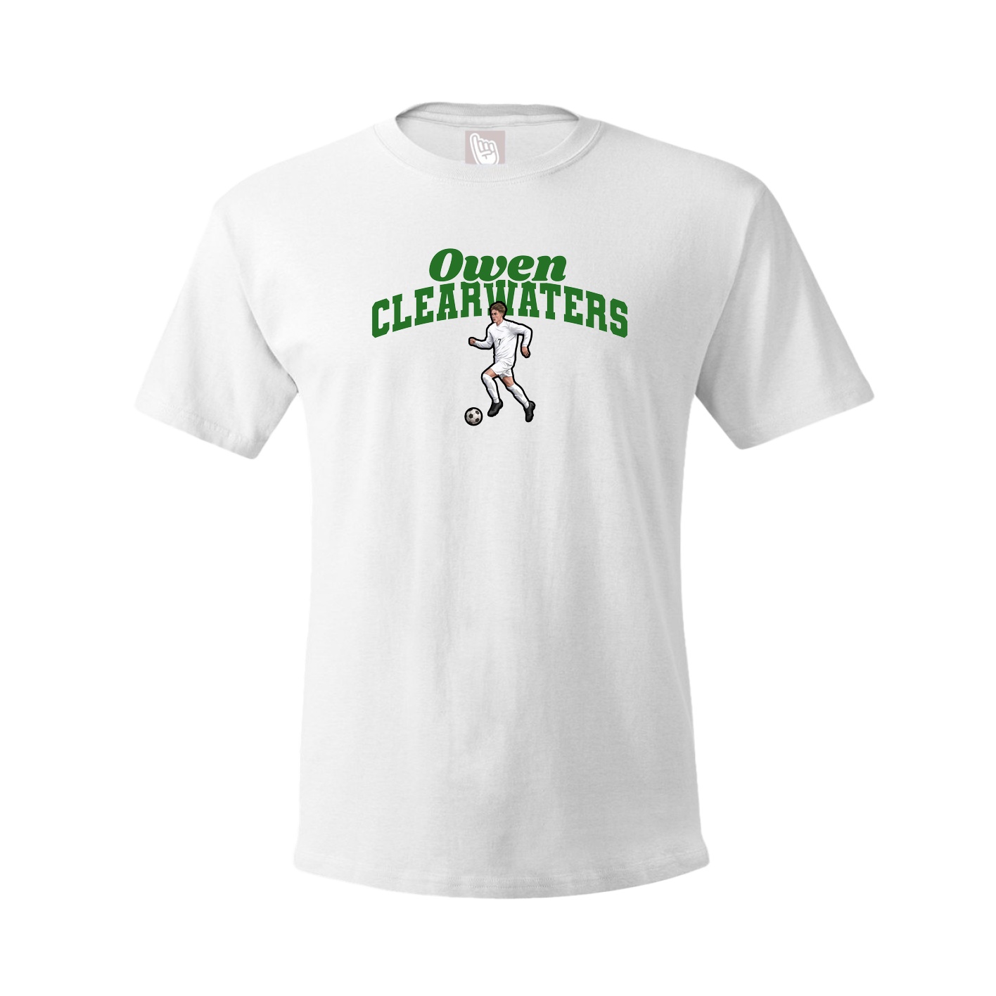 Youth Tee — Signature Arch in White