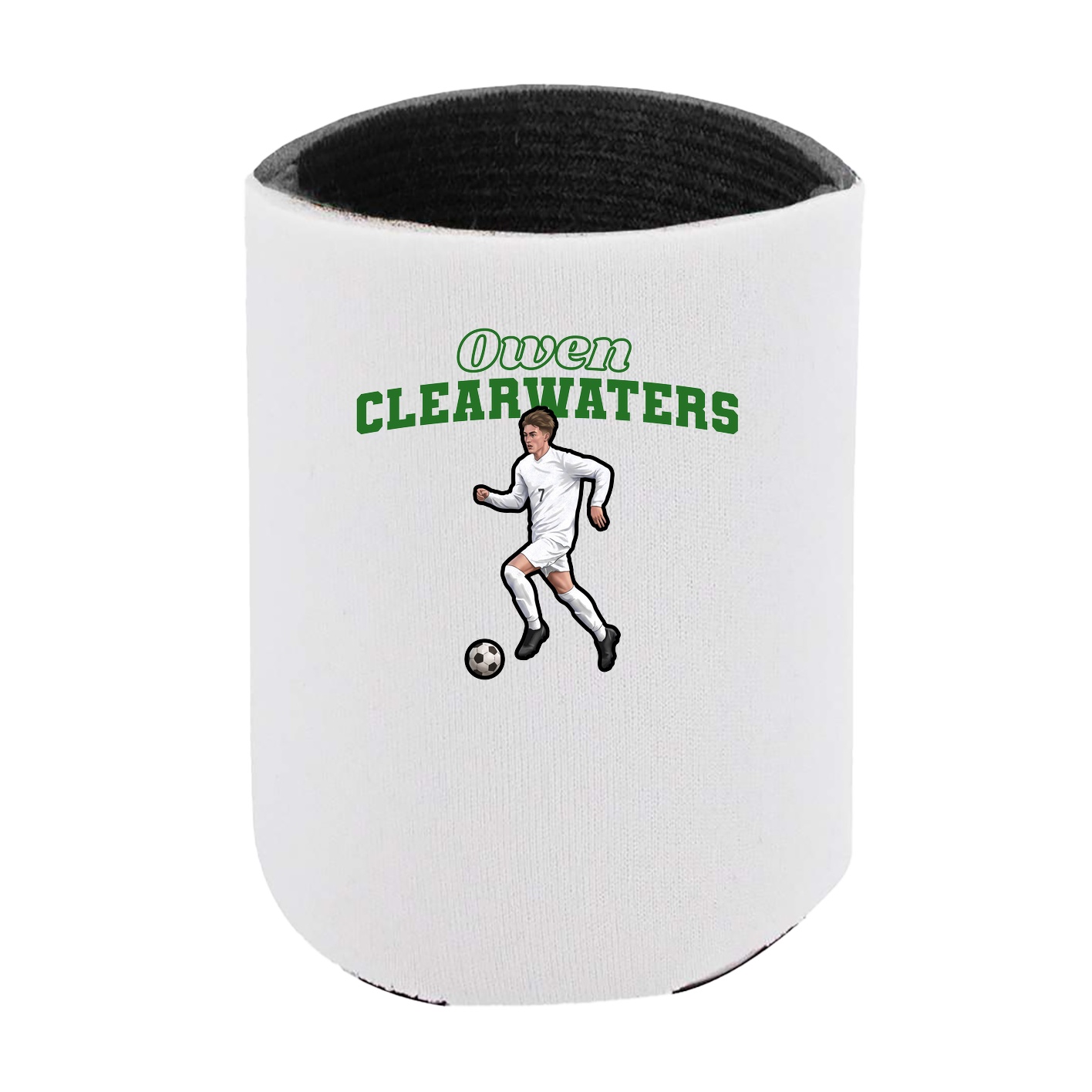 Can Holder — Name Arch in White