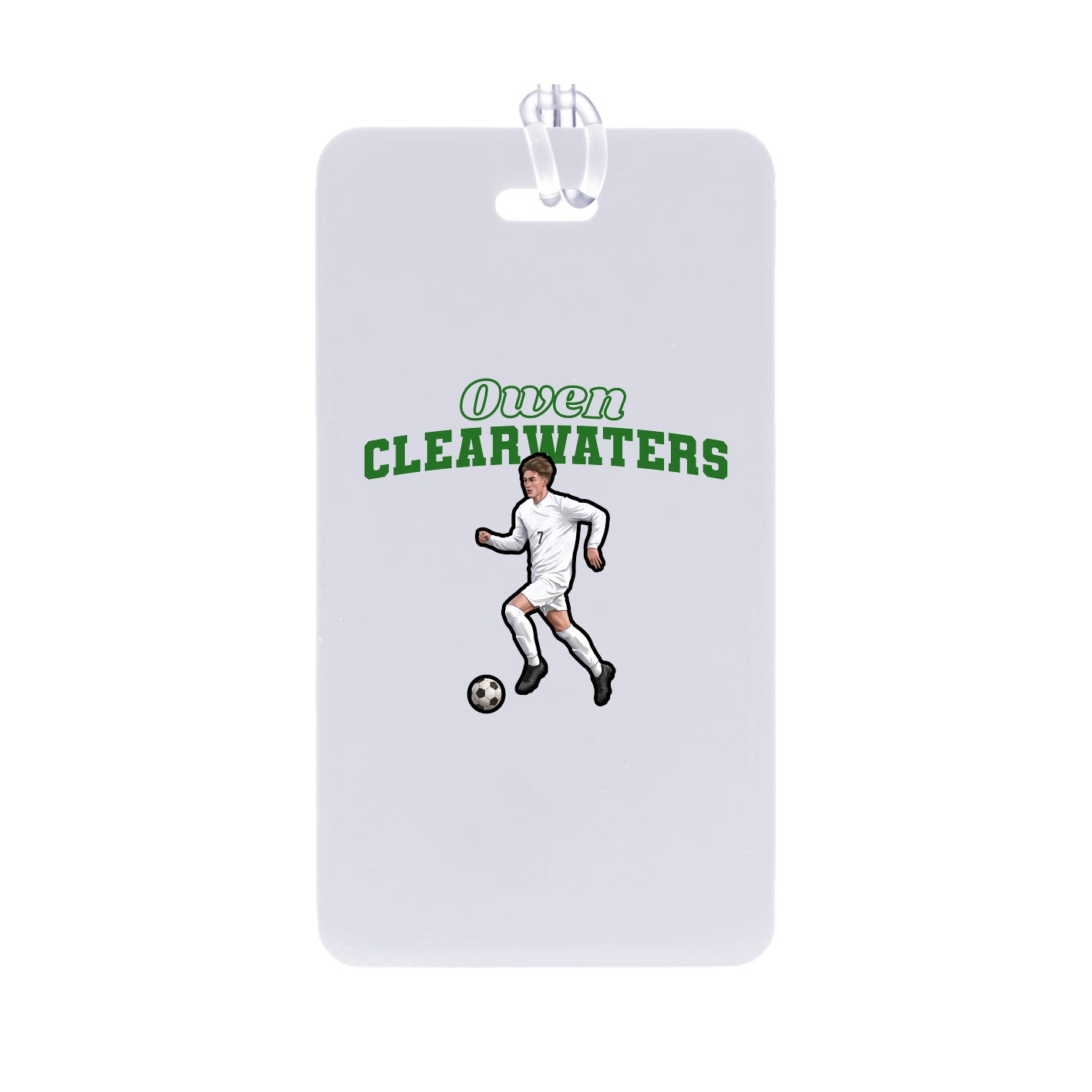 Bag Tag — Name Arch in Classic
