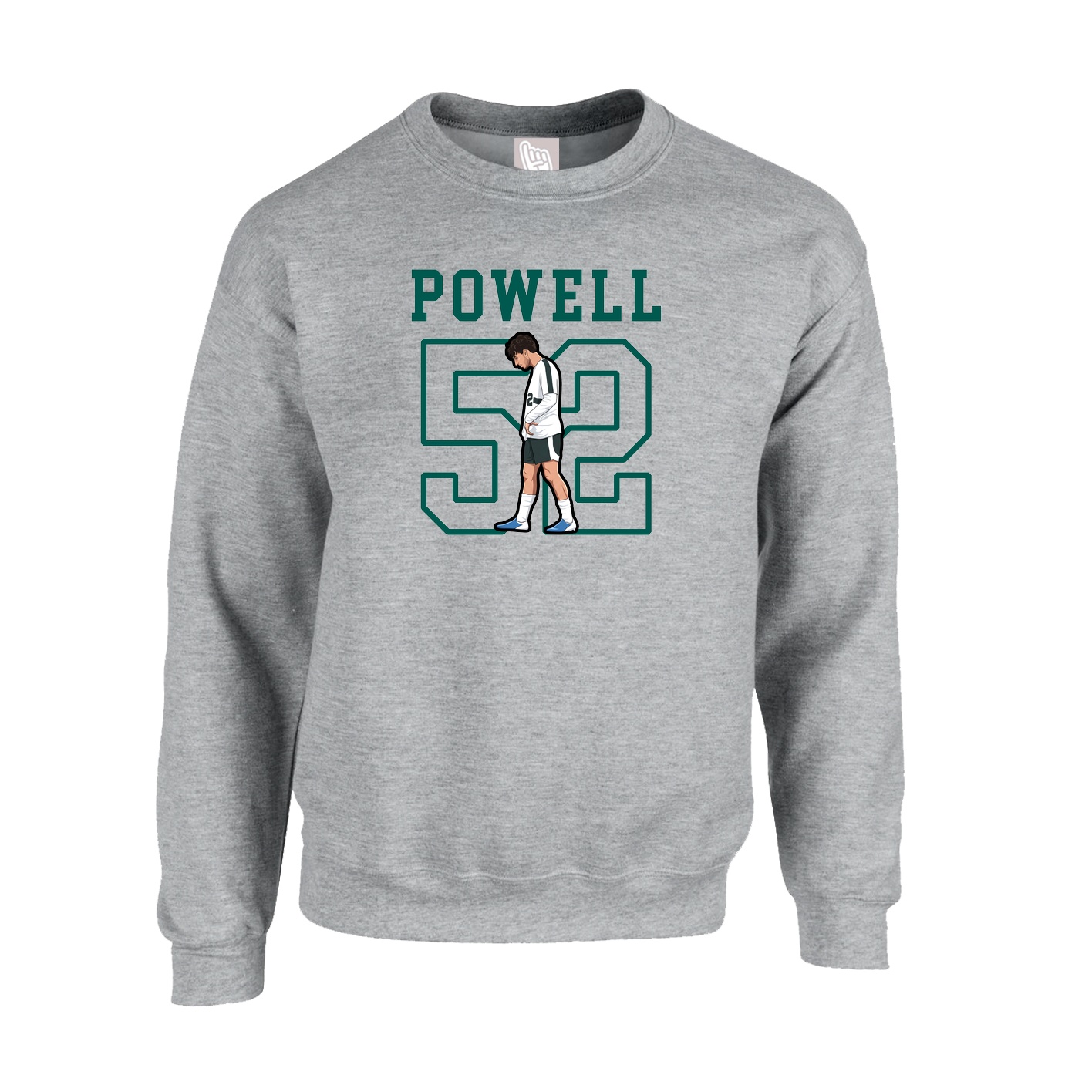 Fleece Crew — Shirsey in Grey