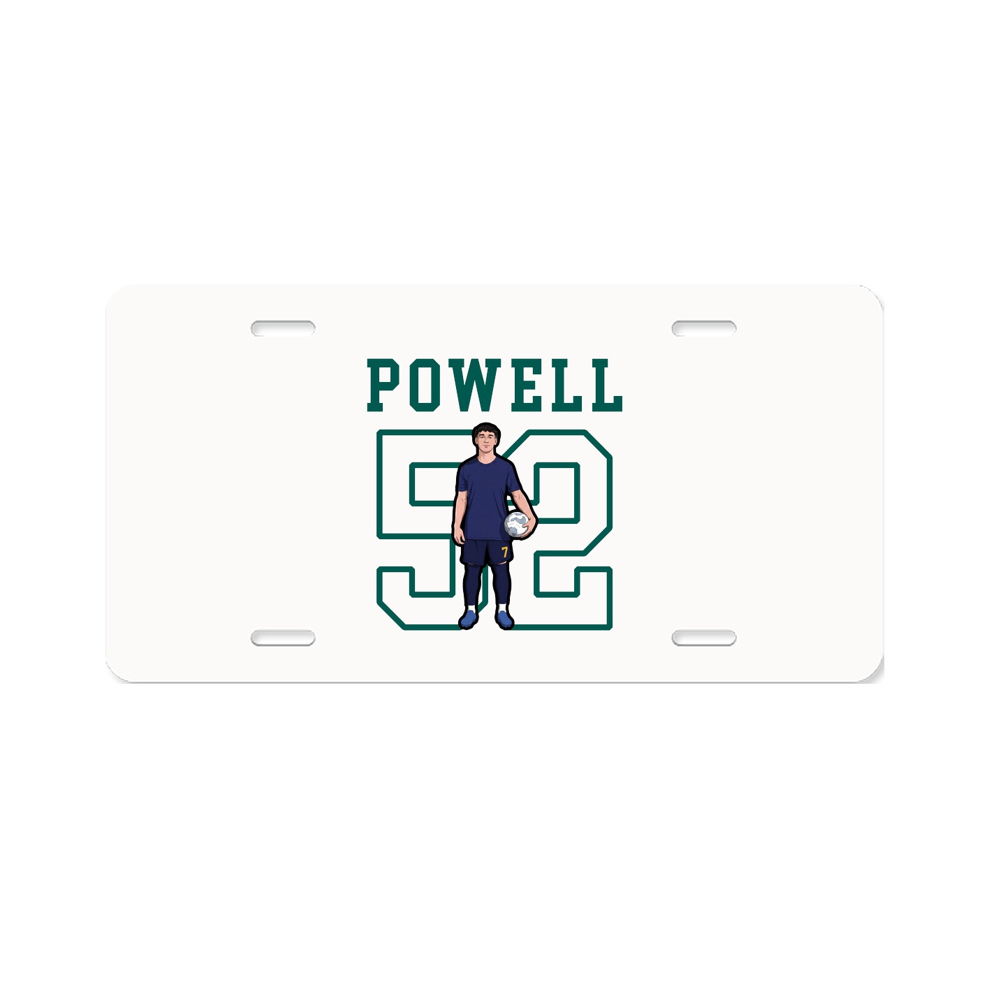 License Plate — Shirsey in Classic