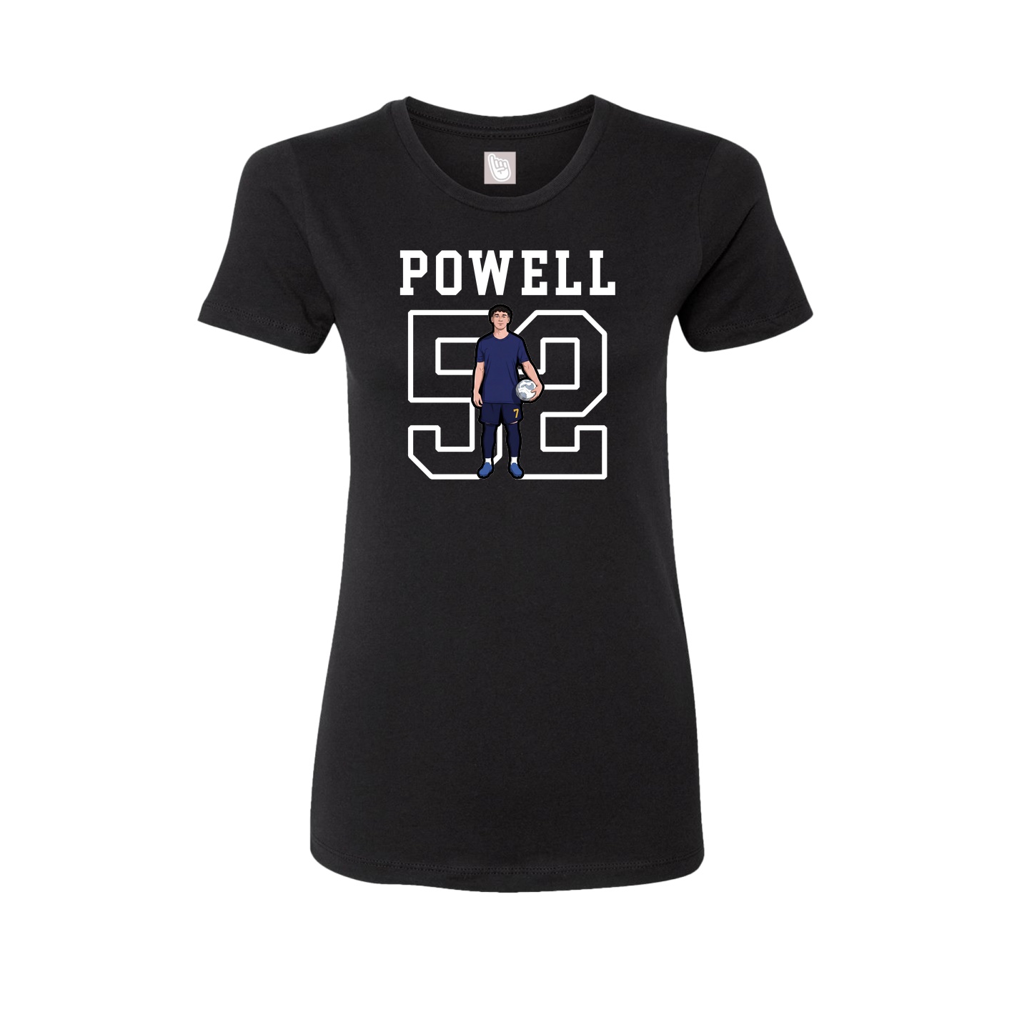 Fitted Women's Tee — Shirsey in Black